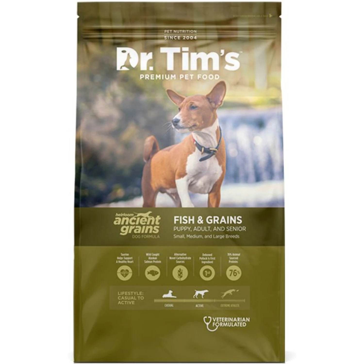 Dr. Tim's Heirloom Ancient Grains Fish Formula Dry Dog Food 3 Dr. Tim's Heirloom Ancient Grains Fish Formula Dry Dog Food