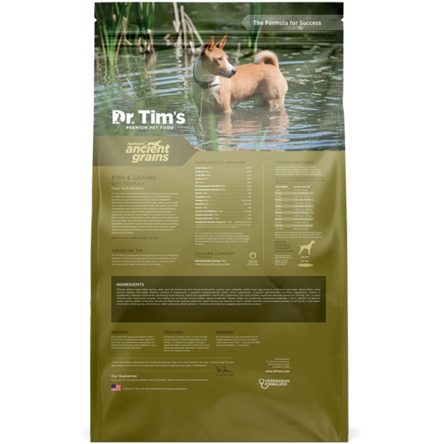 Dr. Tim's Heirloom Ancient Grains Fish Formula Dry Dog Food 4 Dr. Tim's Heirloom Ancient Grains Fish Formula Dry Dog Food - Image 2