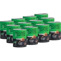 Hound & Gatos 98% Duck & Liver Grain-Free Dog Food -Blue Buffalos Shop 138366 PT1. AC SS1800 V1598307476