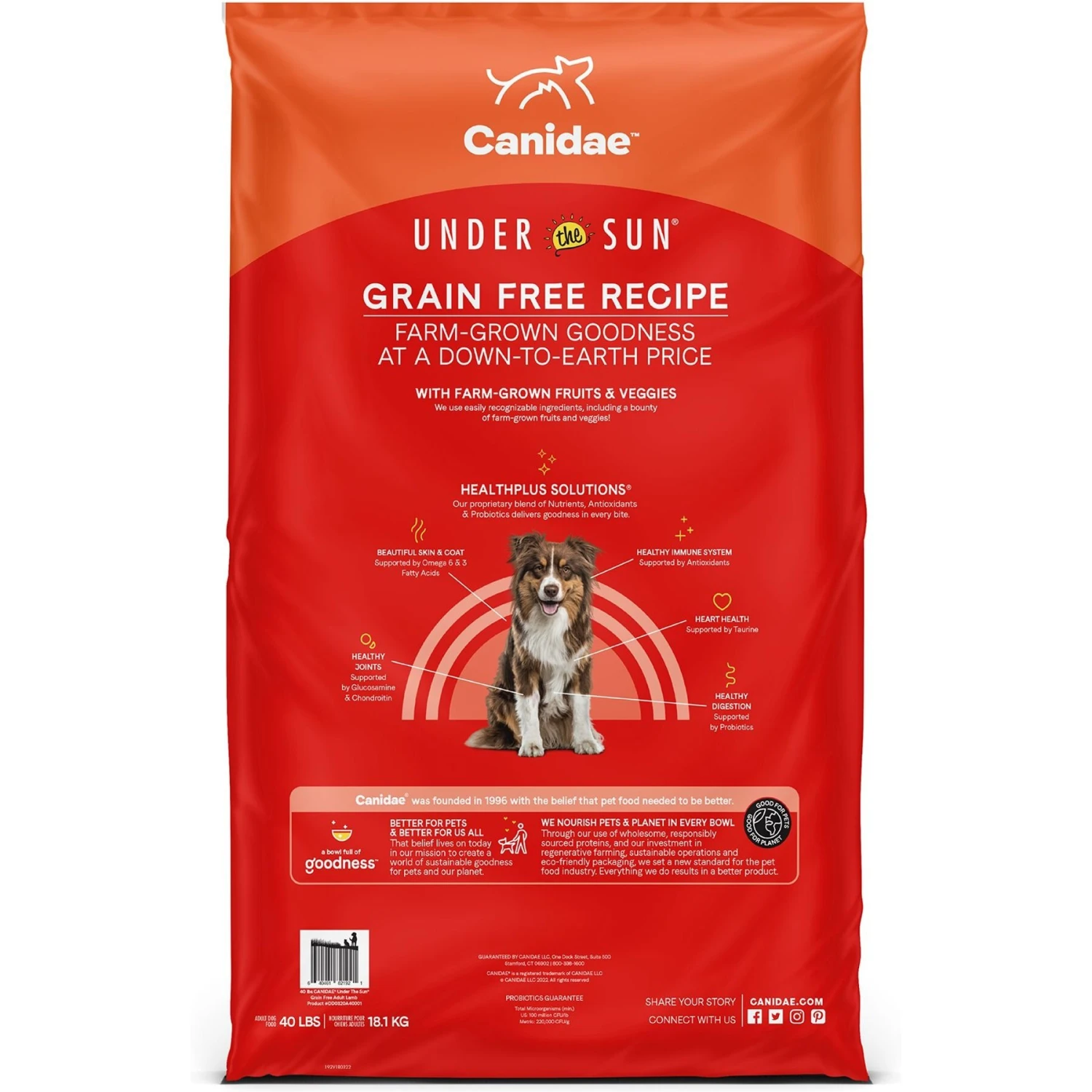 CANIDAE Under The Sun Grain-Free Lamb Recipe Adult Dry Dog Food 4 CANIDAE Under The Sun Grain-Free Lamb Recipe Adult Dry Dog Food - Image 2