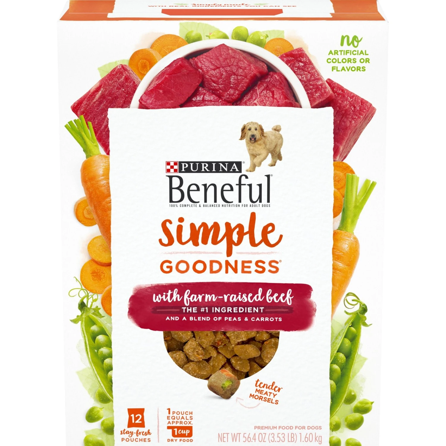 Purina Beneful Simple Goodness With Farm-Raised Beef Dry Dog Food 3 Purina Beneful Simple Goodness With Farm-Raised Beef Dry Dog Food