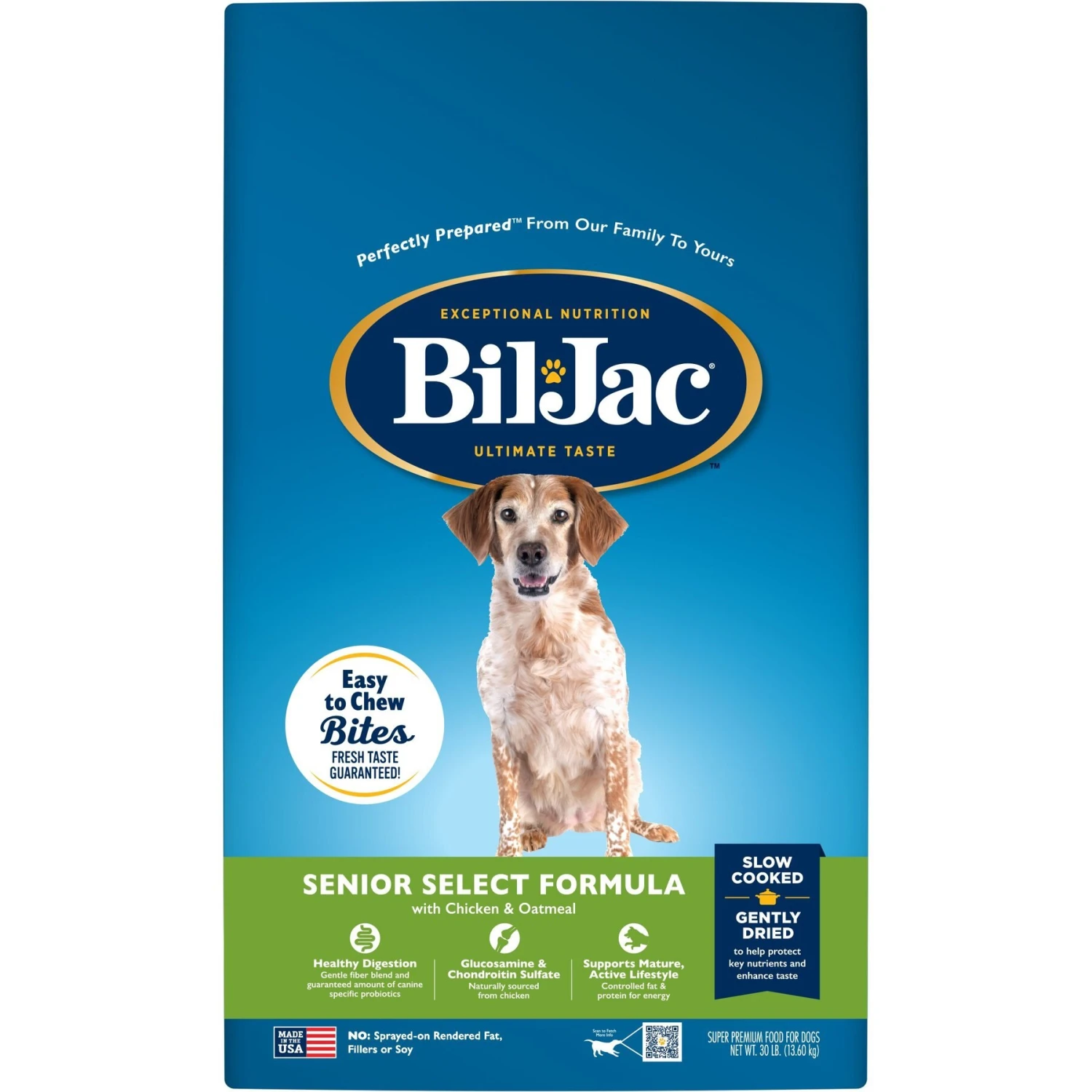 Bil-Jac Senior Select Chicken & Oatmeal Recipe Dry Dog Food 3 Bil-Jac Senior Select Chicken & Oatmeal Recipe Dry Dog Food
