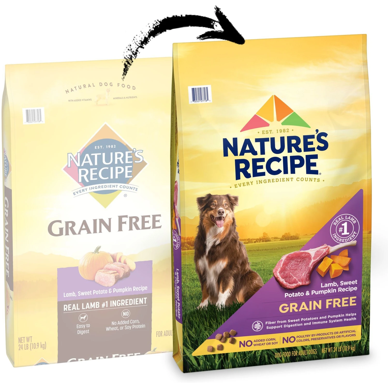 Nature's Recipe Grain-Free Lamb, Sweet Potato & Pumpkin Recipe Dry Dog Food 4 Nature's Recipe Grain-Free Lamb, Sweet Potato & Pumpkin Recipe Dry Dog Food - Image 2