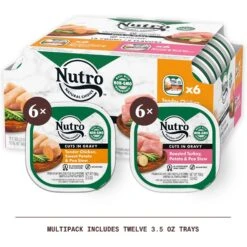 Nutro Grain-Free Tender Chicken Stew & Roasted Turkey Stew Cuts In Gravy Variety Pack Wet Dog Food Trays -Blue Buffalos Shop 143050 PT2. AC SS1800 V1691419398