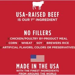 Instinct Be Natural Real Beef & Barley Recipe Freeze-Dried Raw Coated Dry Dog Food -Blue Buffalos Shop 143164 PT4. AC SS1800 V1578521967