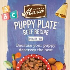Merrick Grain-Free Wet Puppy Food Puppy Plate Beef Recipe -Blue Buffalos Shop 144744 PT1. AC SS1800 V1644912394