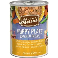 Merrick Grain-Free Wet Puppy Food Puppy Plate Chicken Recipe