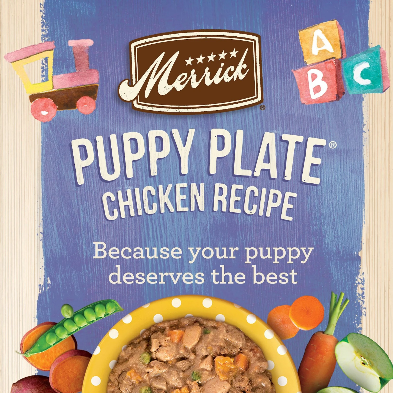 Merrick Grain-Free Wet Puppy Food Puppy Plate Chicken Recipe 4 Merrick Grain-Free Wet Puppy Food Puppy Plate Chicken Recipe - Image 2