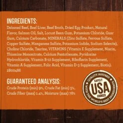 Merrick Grain-Free Real Texas Beef Dinner Canned Dog Food -Blue Buffalos Shop 144752 PT3. AC SS1800 V1643406996