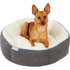 Frisco Sherpa Hexagon Bolster Cat & Dog Bed 12 Frisco Sherpa Hexagon Bolster Cat & Dog Bed -Blue Buffalos Shop 144813 PT4. AC SS1800 V1578442740