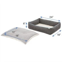Frisco Sherpa Orthopedic Bolster Cat & Dog Bed 10 Frisco Sherpa Orthopedic Bolster Cat & Dog Bed -Blue Buffalos Shop 144819 PT1. AC SS1800 V1657655547