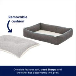 Frisco Sherpa Orthopedic Bolster Cat & Dog Bed 11 Frisco Sherpa Orthopedic Bolster Cat & Dog Bed -Blue Buffalos Shop 144819 PT2. AC SS1800 V1682976333