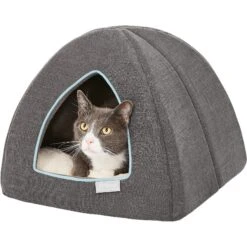 Frisco Igloo Covered Cat & Dog Bed -Blue Buffalos Shop 144836 PT6. AC SS1800 V1566404330