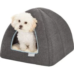Frisco Igloo Covered Cat & Dog Bed -Blue Buffalos Shop 144836 PT7. AC SS1800 V1566404357