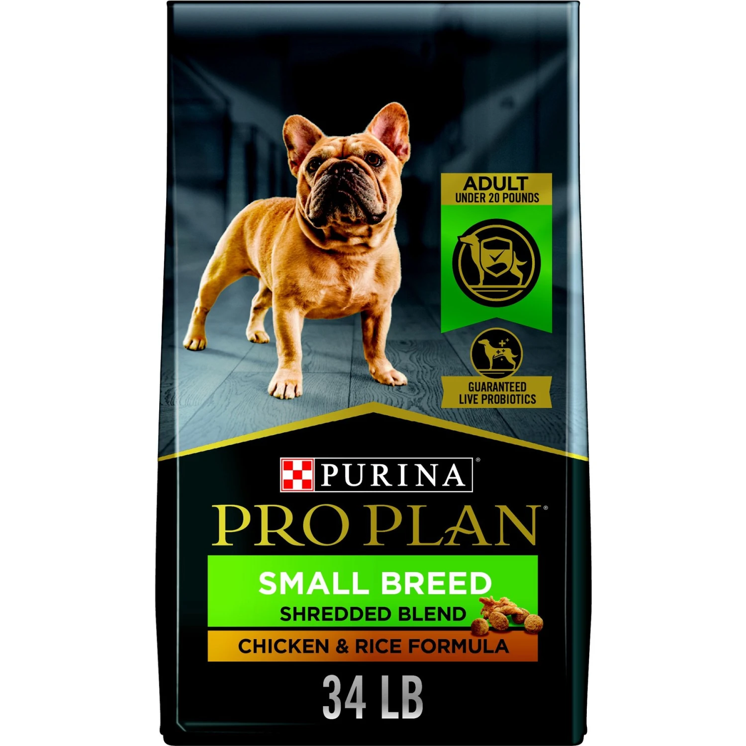 Purina Pro Plan Shredded Blend Adult Small Breed Chicken & Rice Formula Dry Dog Food 3 Purina Pro Plan Shredded Blend Adult Small Breed Chicken & Rice Formula Dry Dog Food