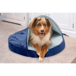 FurHaven Microvelvet Snuggery Orthopedic Cat & Dog Bed With Removable Cover -Blue Buffalos Shop 145029 PT2. AC SS1800 V1693918808