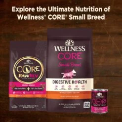 Wellness CORE Grain-Free Small Breed Mini Meals Shredded Chicken & Lamb In Gravy Dog Food Pouches -Blue Buffalos Shop 145504 PT7. AC SS1800 V1611767578