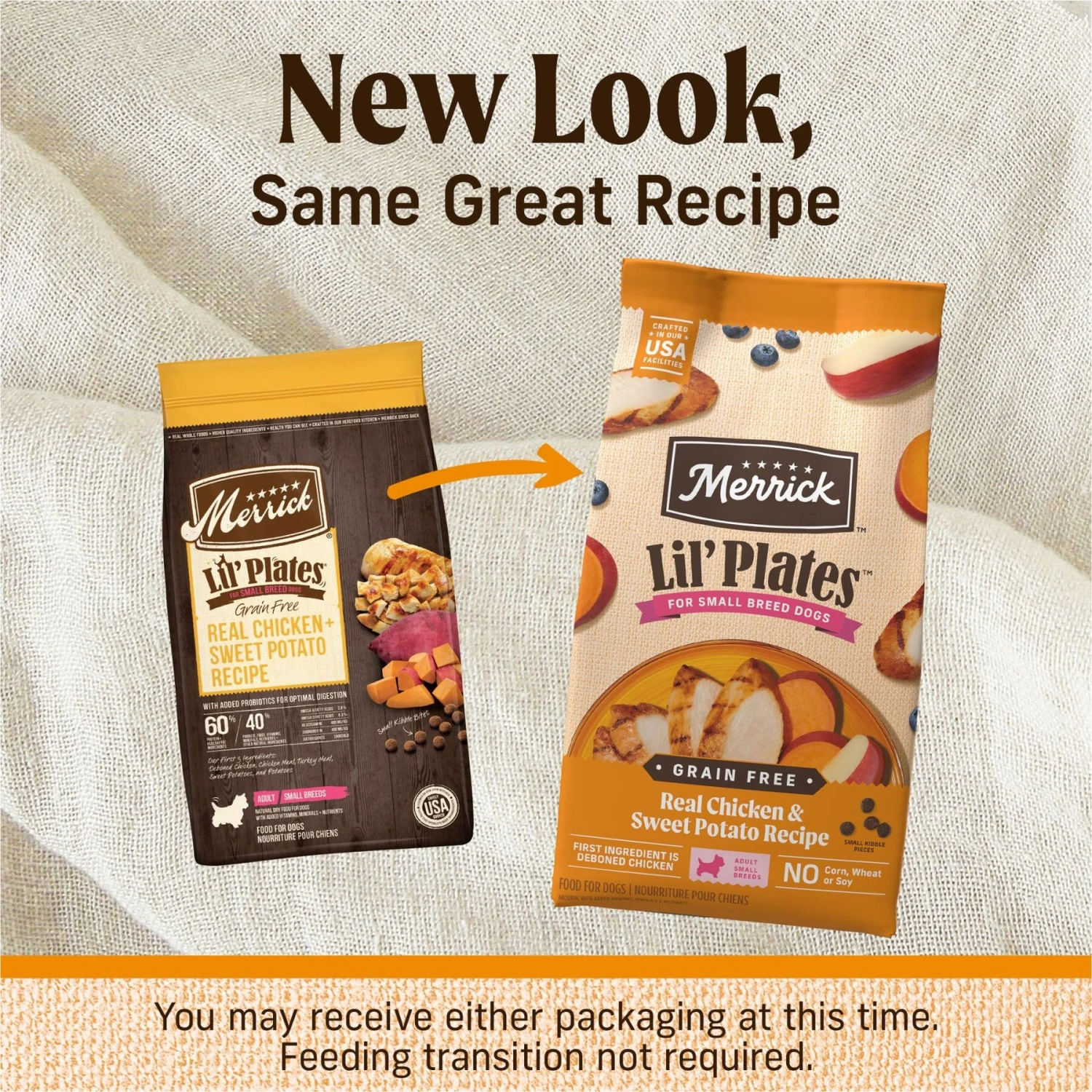 Merrick Lil' Plates Grain-Free Small Breed Dry Dog Food Real Chicken + Sweet Potato Recipe 4 Merrick Lil' Plates Grain-Free Small Breed Dry Dog Food Real Chicken + Sweet Potato Recipe - Image 2