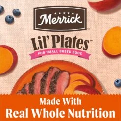Merrick Lil' Plates Grain-Free Chicken-Free Real Texas Beef + Sweet Potato Recipe Small Breed Dry Dog Food -Blue Buffalos Shop 145887 PT4. AC SS1800 V1673561624