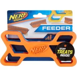 Nerf Dog EXO Treat Dispensing Bone Dog Toy -Blue Buffalos Shop 148525 PT2. AC SS1800 V1545252611