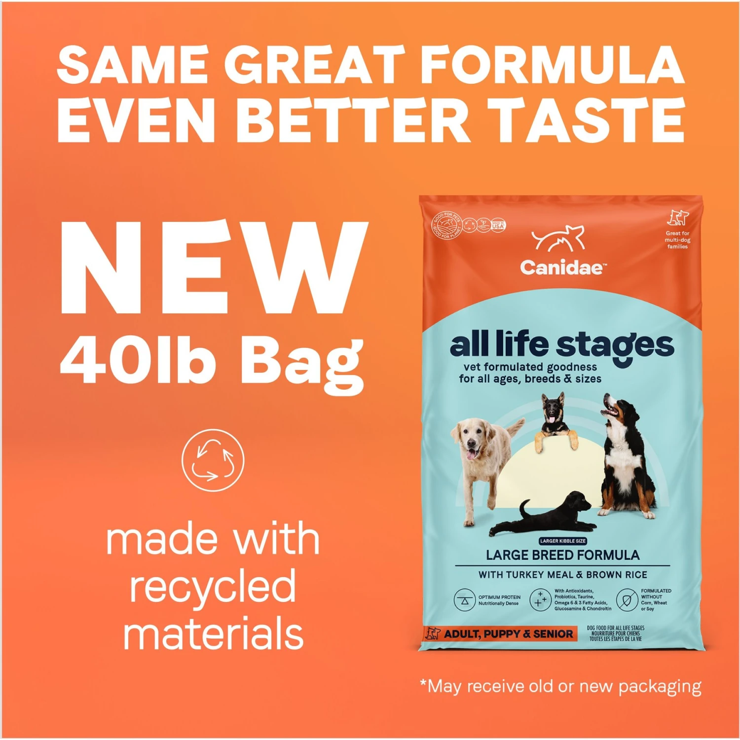 CANIDAE All Life Stages Turkey Meal & Rice Formula Large Breed Dry Dog Food 4 CANIDAE All Life Stages Turkey Meal & Rice Formula Large Breed Dry Dog Food - Image 2