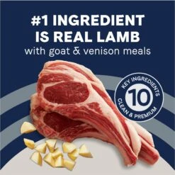 CANIDAE Grain-Free PURE Limited Ingredient Lamb, Goat & Venison Meals Recipe Dry Dog Food -Blue Buffalos Shop 148589 PT4. AC SS1800 V1690306299