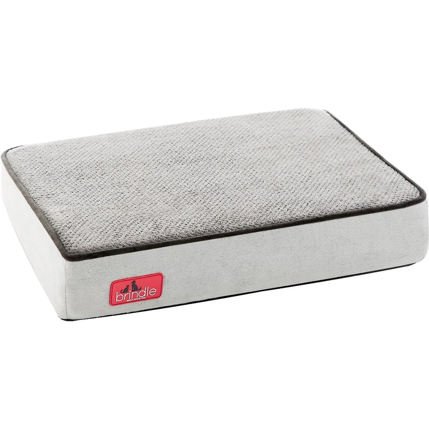 Brindle Plush Orthopedic Pillow Cat & Dog Bed With Removable Cover 4 Brindle Plush Orthopedic Pillow Cat & Dog Bed With Removable Cover - Image 2