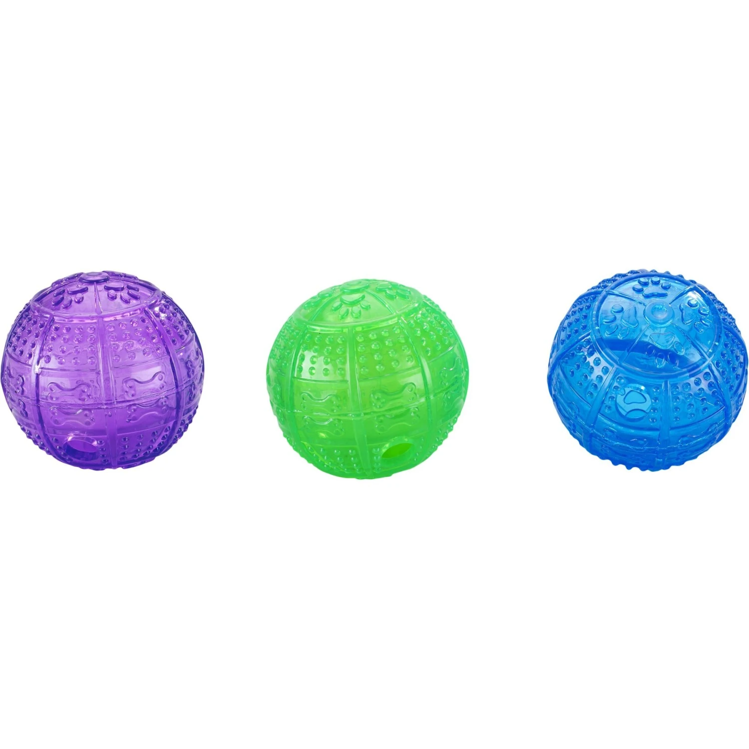 Ethical Pet Dura Brite Treat Dispenser Ball Dog Toy, Color Varies 3 Ethical Pet Dura Brite Treat Dispenser Ball Dog Toy, Color Varies - Image 2