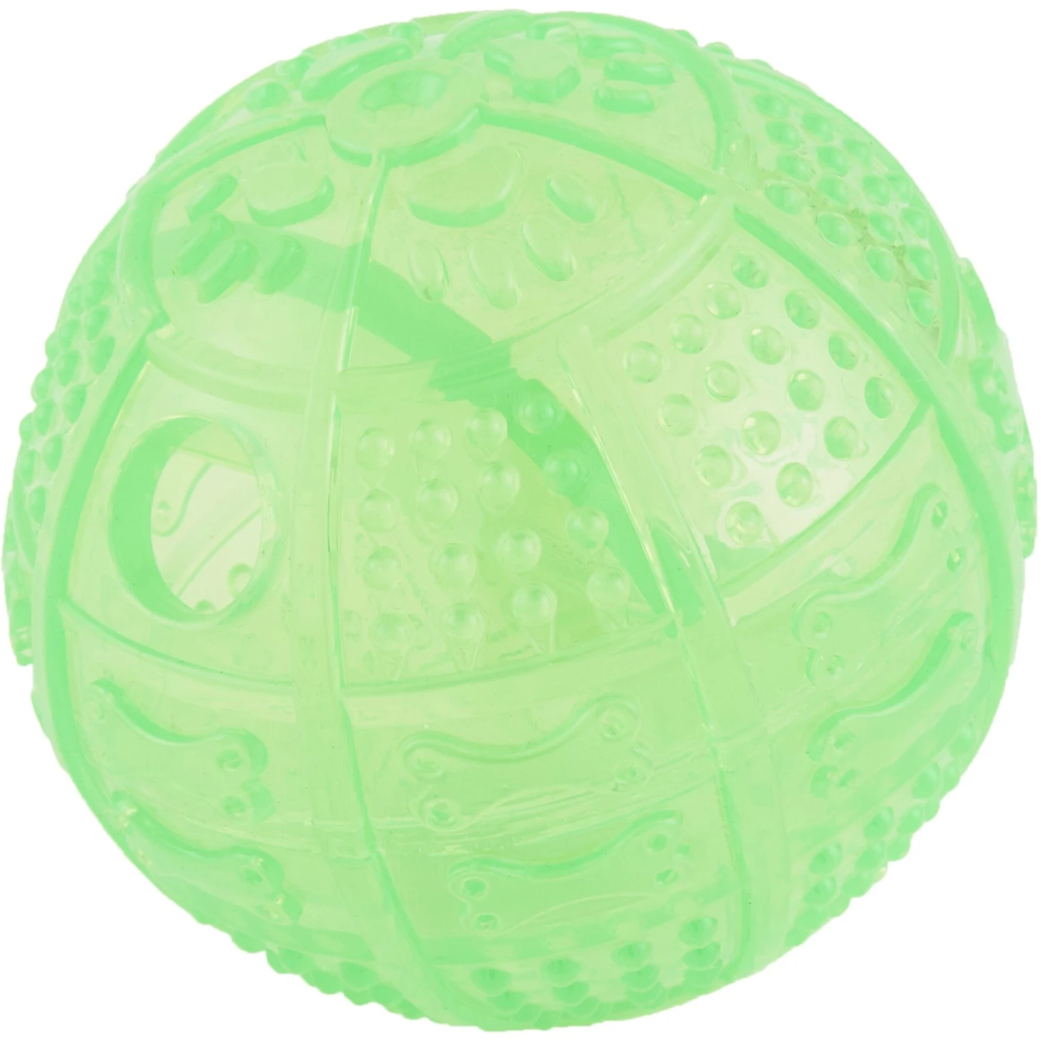 Ethical Pet Dura Brite Treat Dispenser Ball Dog Toy, Color Varies 5 Ethical Pet Dura Brite Treat Dispenser Ball Dog Toy, Color Varies - Image 4