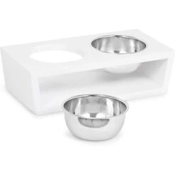 Internet's Best Modern Elevated Dog & Cat Bowls -Blue Buffalos Shop 154379 PT2. AC SS1800 V1541782627