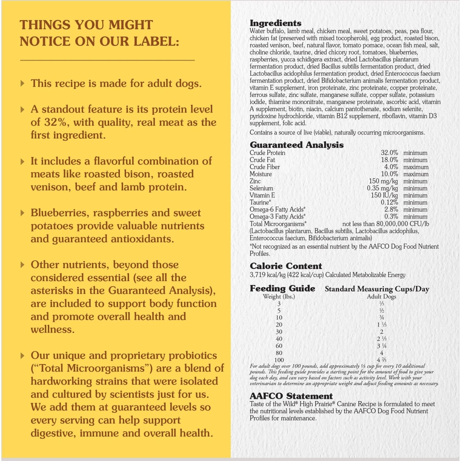 Taste Of The Wild High Prairie Grain-Free Dry Dog Food 5 Taste Of The Wild High Prairie Grain-Free Dry Dog Food - Image 3