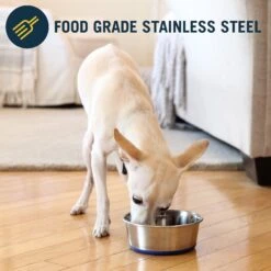OurPets Durapet Premium Rubber-Bonded Stainless Steel Bowl -Blue Buffalos Shop 155067 PT3. AC SS1800 V1638833250