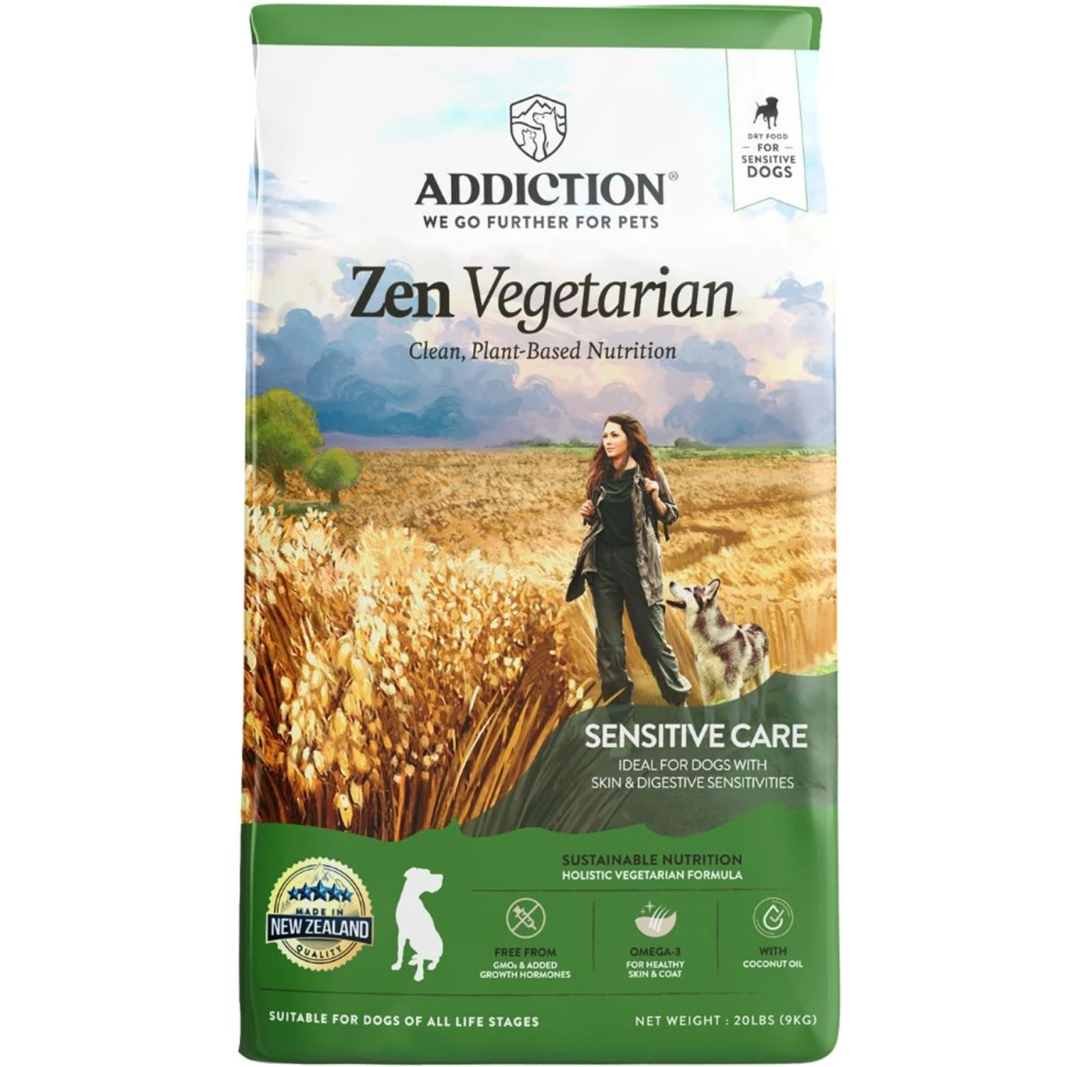 Addiction Zen Holistic Vegetarian Formula Chicken-Free Dry Dog Food 3 Addiction Zen Holistic Vegetarian Formula Chicken-Free Dry Dog Food