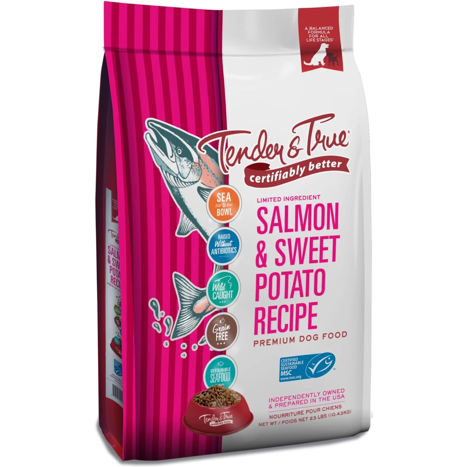Tender & True Limited Ingredient Grain-Free Salmon & Sweet Potato Recipe Dry Dog Food 3 Tender & True Limited Ingredient Grain-Free Salmon & Sweet Potato Recipe Dry Dog Food