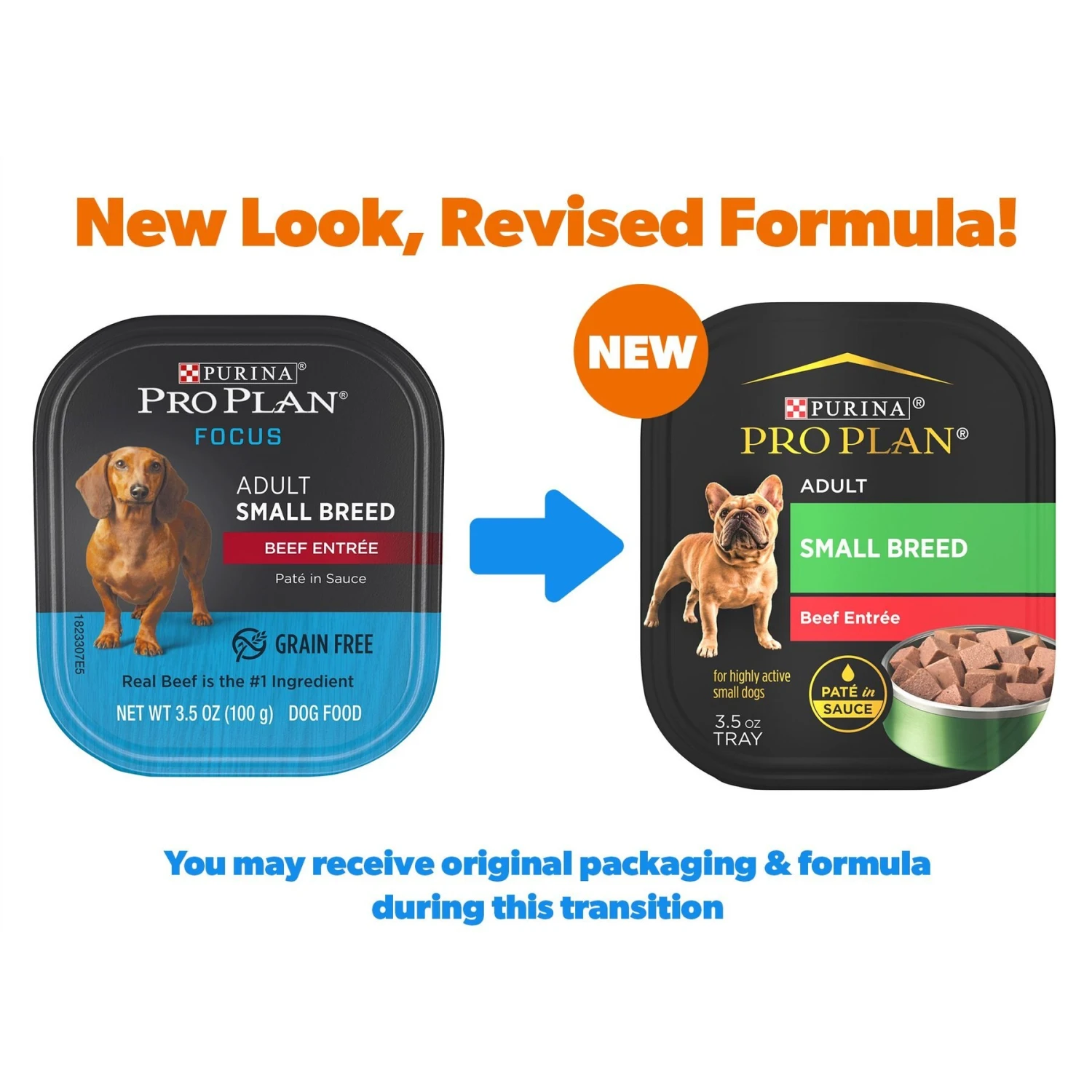 Purina Pro Plan Focus Small Breed Beef Entree Grain-Free Wet Dog Food 4 Purina Pro Plan Focus Small Breed Beef Entree Grain-Free Wet Dog Food - Image 2