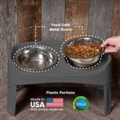 IRIS USA Elevated Dog Feeder With Attachable Feet -Blue Buffalos Shop 156889 PT4. AC SS1800 V1598662264