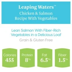 Solid Gold Leaping Waters Chicken & Salmon Recipe With Vegetable Recipe Grain-Free Small & Medium Breed Canned Dog Food 11 Solid Gold Leaping Waters Chicken & Salmon Recipe With Vegetable Recipe Grain-Free Small & Medium Breed Canned Dog Food -Blue Buffalos Shop 157124 PT3. AC SS1800 V1547218967
