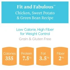Solid Gold Fit & Fabulous Chicken, Sweet Potato & Green Bean Weight Control Recipe Grain-Free Canned Dog Food -Blue Buffalos Shop 157128 PT3. AC SS1800 V1547218974