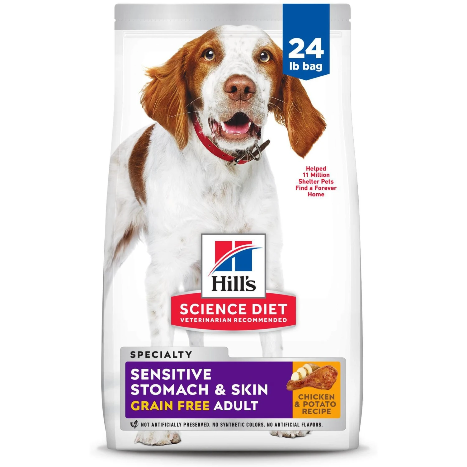 Hill's Science Diet Adult Sensitive Stomach & Sensitive Skin Grain-Free Chicken & Potato Recipe Dry Dog Food 3 Hill's Science Diet Adult Sensitive Stomach & Sensitive Skin Grain-Free Chicken & Potato Recipe Dry Dog Food