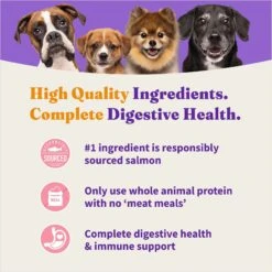 Halo Holistic Complete Digestive Health Wild-Caught Salmon & Whitefish Adult Dry Dog Food -Blue Buffalos Shop 159196 PT5. AC SS1800 V1697219545