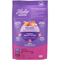 Halo Holistic Complete Digestive Health Grain-Free Turkey & Sweet Potato Dog Food Recipe Adult Dry Dog Food -Blue Buffalos Shop 159198 PT2. AC SS1800 V1681849780