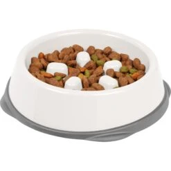 IRIS USA Non-Slip Rubber Slow Feeder With Raised Bumps Dog & Cat Bowl -Blue Buffalos Shop 159938 PT4. AC SS1800 V1598650271
