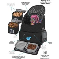 Mobile Dog Gear Weekender Backpack Pet Travel Bag -Blue Buffalos Shop 161455 PT4. AC SS1800 V1573829597