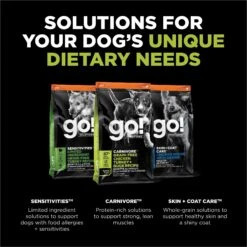 Go! Solutions Carnivore Grain-Free Chicken, Turkey + Duck Puppy Recipe Dry Dog Food -Blue Buffalos Shop 162809 PT5. AC SS1800 V1638485870