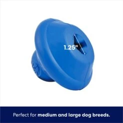 Frisco Flying Saucer Rubber Treat Dispenser Dog Toy -Blue Buffalos Shop 164757 PT2. AC SS1800 V1686579204