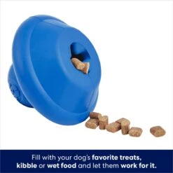 Frisco Flying Saucer Rubber Treat Dispenser Dog Toy -Blue Buffalos Shop 164757 PT3. AC SS1800 V1686579570