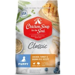 Chicken Soup For The Soul Puppy Chicken, Turkey & Brown Rice Recipe Dry Dog Food