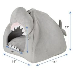 Frisco Novelty Shark Covered Cat & Dog Bed -Blue Buffalos Shop 165339 PT3. AC SS1800 V1627580569