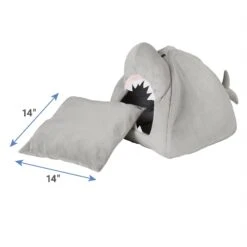 Frisco Novelty Shark Covered Cat & Dog Bed -Blue Buffalos Shop 165339 PT4. AC SS1800 V1627578397