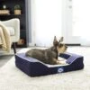 Sealy Lux Premium Orthopedic Bolster Dog Bed With Removable Cover -Blue Buffalos Shop 169539 MAIN. AC SS1800 V1578077036